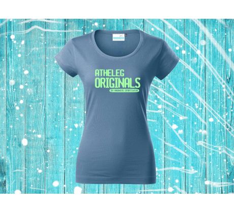 ATHELEG ORIGINALS BY MS T-Shirt Women Denim Blue