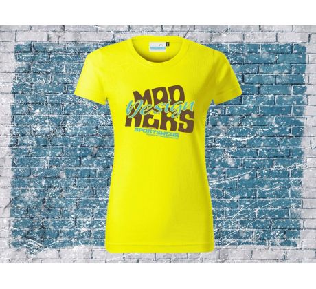 MDNRS DESIGN T-Shirt Women Yellow