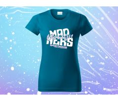 MDNRS DESIGN T-Shirt Women Petrol Blue