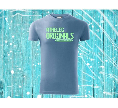 ATHELEG ORIGINALS BY MS T-Shirt Men Denim Blue
