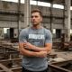 ATHELEG ORIGINALS T-Shirt Men Antique Silver