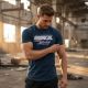 ATHELEG ORIGINALS T-Shirt Men Dark Blue