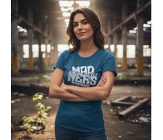MDNRS DESIGN T-Shirt Women Petrol Blue