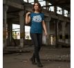 MDNRS DESIGN T-Shirt Women Petrol Blue