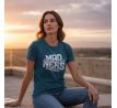 MDNRS DESIGN T-Shirt Women Petrol Blue