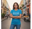 QUICK LOGOMAKER T-Shirt Women Turquoise
