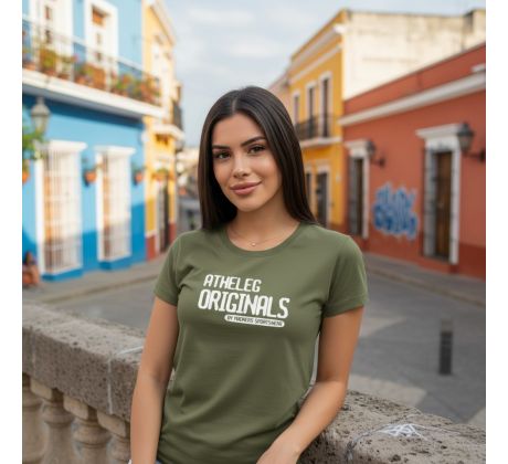 ATHELEG ORIGINALS BY MS T-Shirt Women Khaki