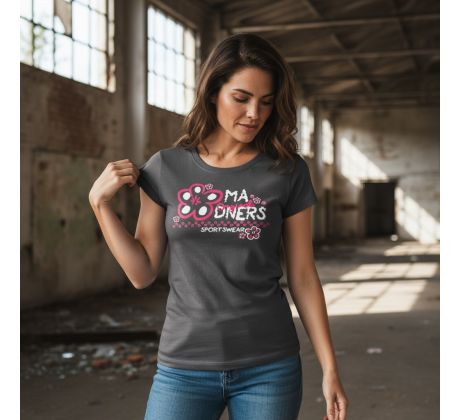 FLOWERISIMO T-Shirt Women Ebony Gray