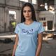 BONJOUR T-Shirt Women Sky Blue