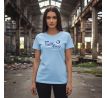 BONJOUR T-Shirt Women Sky Blue