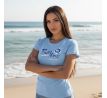 BONJOUR T-Shirt Women Sky Blue