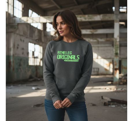 ATHELEG ORIGINALS BY MS Sweatshirt Women Black Melange