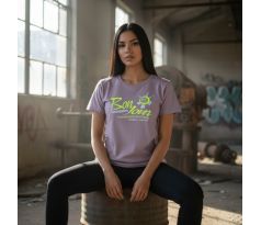 BONJOUR T-Shirt Women Lila