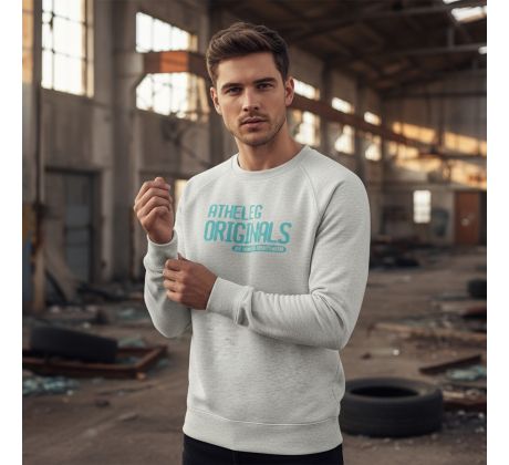 ATHELEG ORIGINALS BY MS Sweatshirt Men Almond Melange